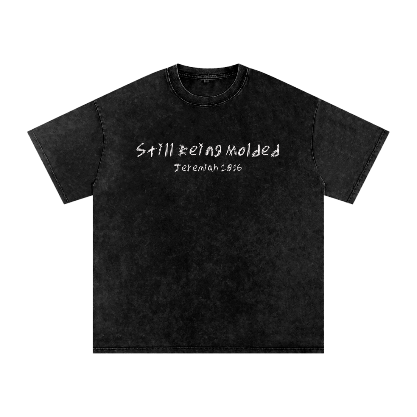 Still Being Molded Washed Oversized T-Shirt