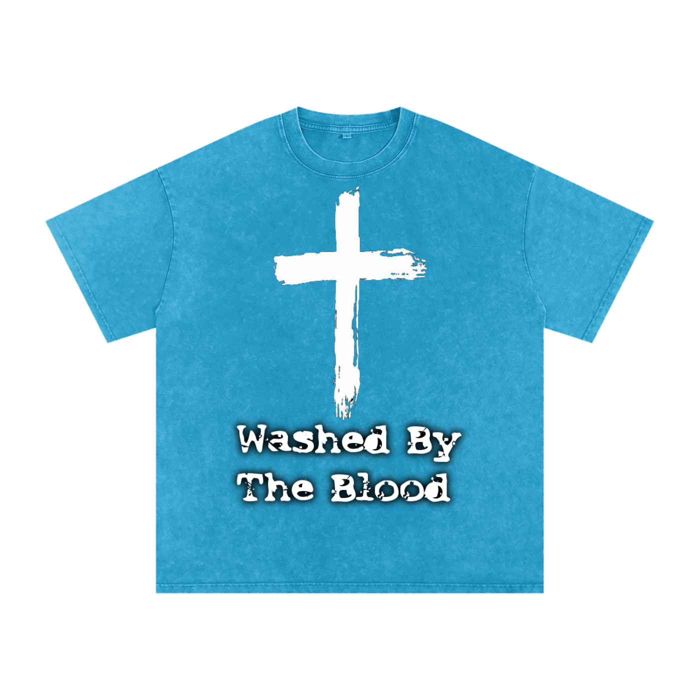 Vintage Washed By The Blood Tee