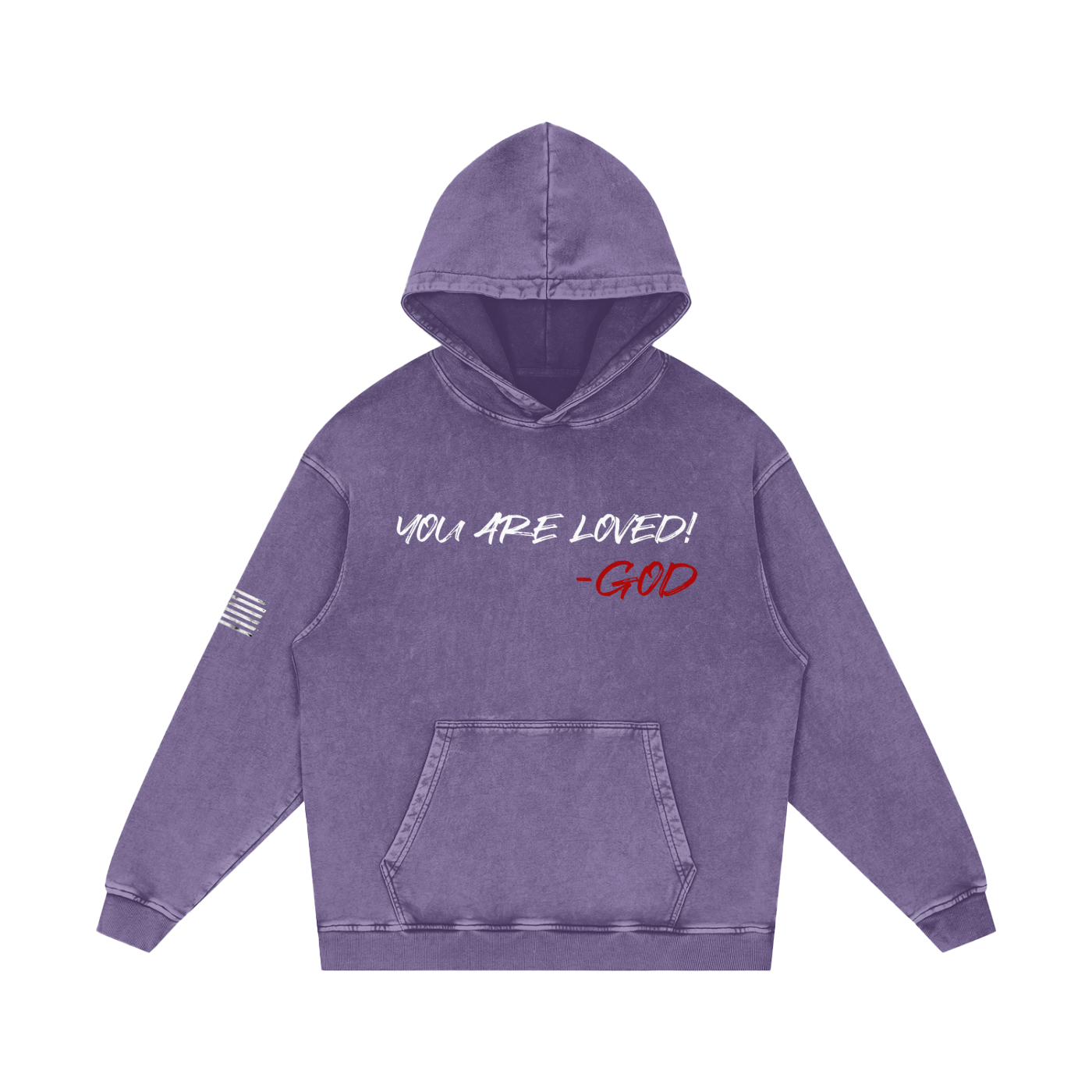 Vintage Washed “You Are Loved! Hoodie