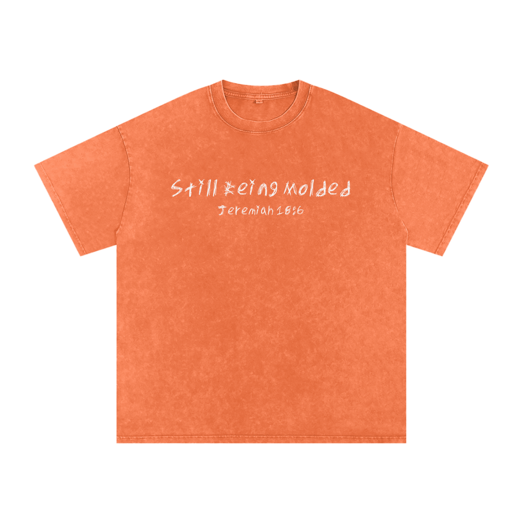 Still Being Molded Washed Oversized T-Shirt