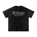 Snow Washed Sober Tshirt