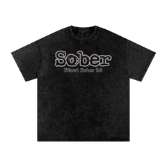 Snow Washed Sober Tshirt