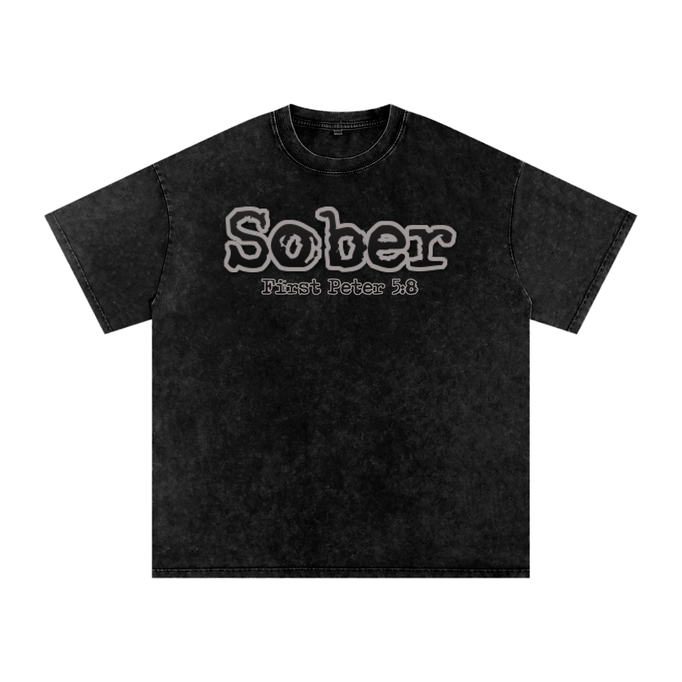 Snow Washed Sober Tshirt