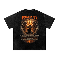 Snow Washed Psalm 91 Tee