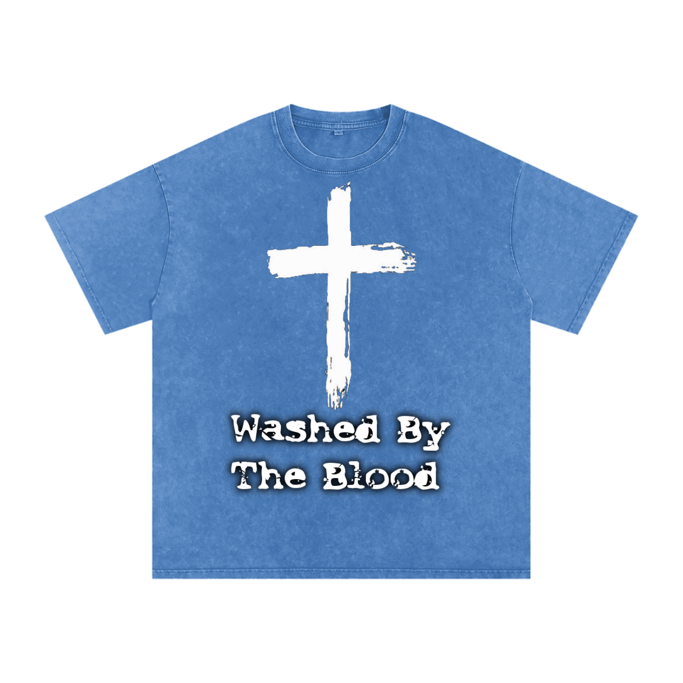 Vintage Washed By The Blood Tee