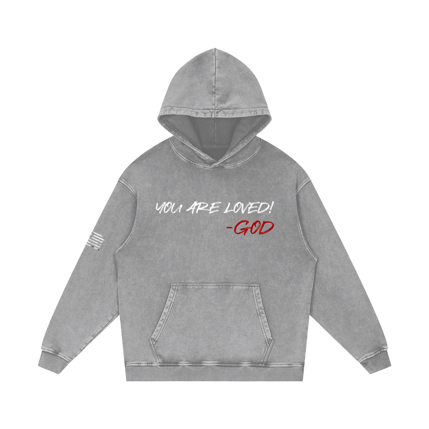 Vintage Washed “You Are Loved! Hoodie