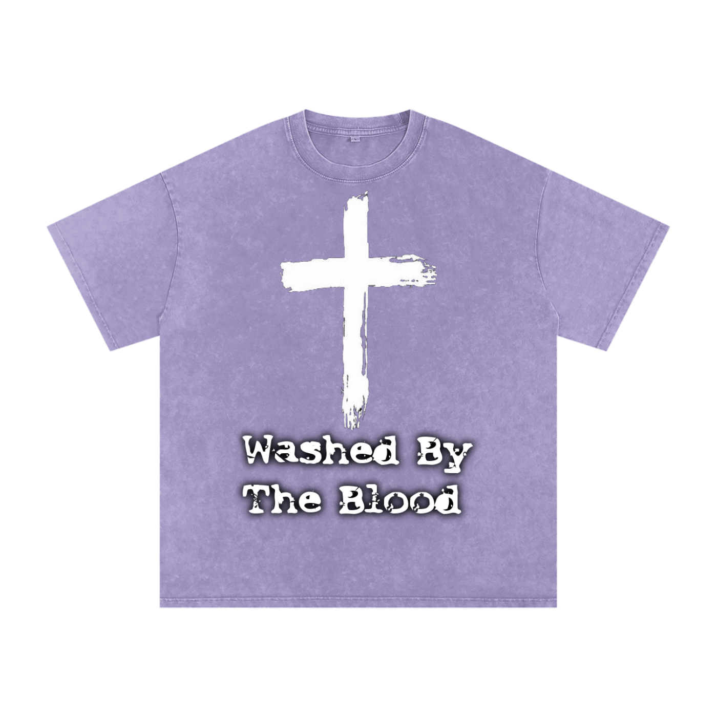 Vintage Washed By The Blood Tee