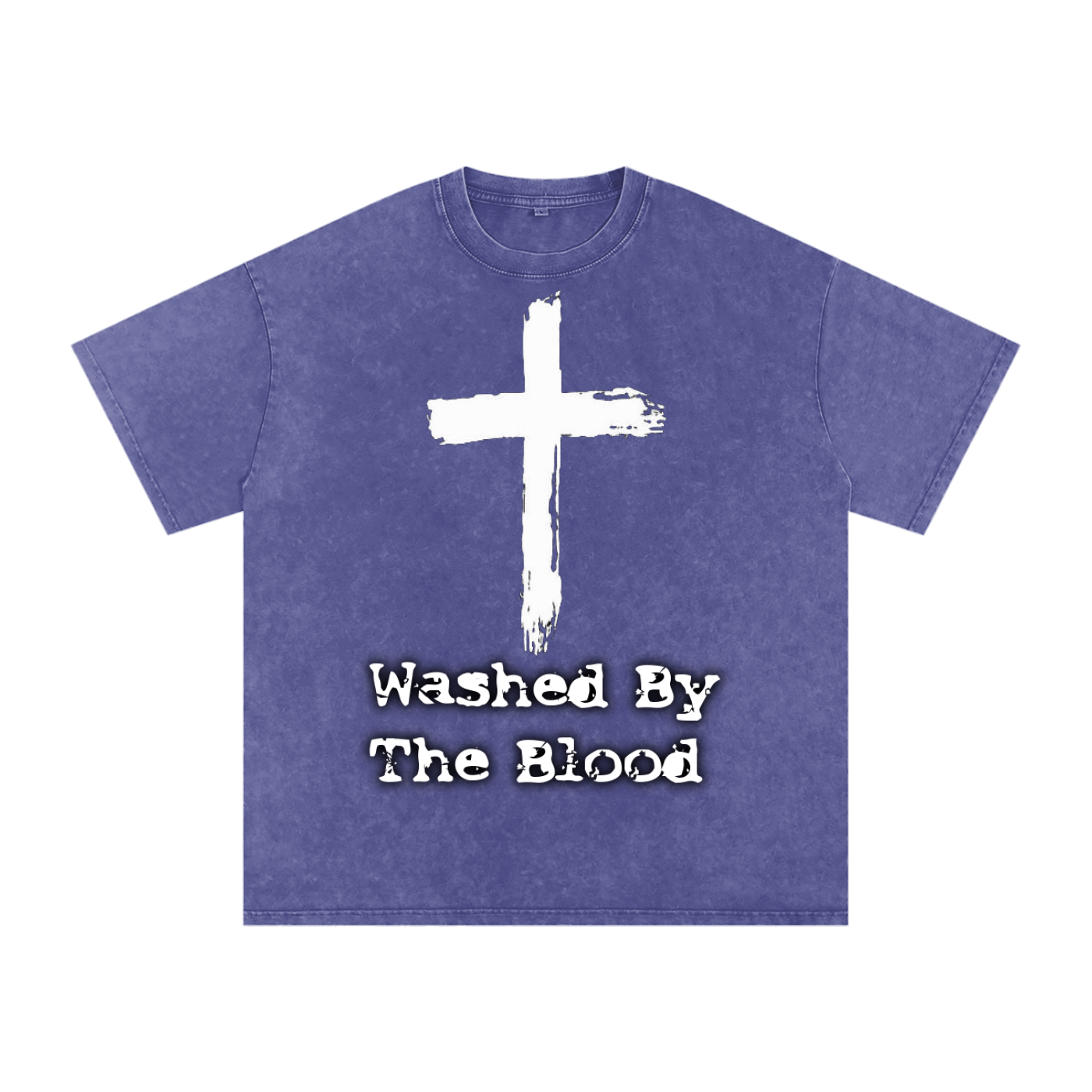 Vintage Washed By The Blood Tee