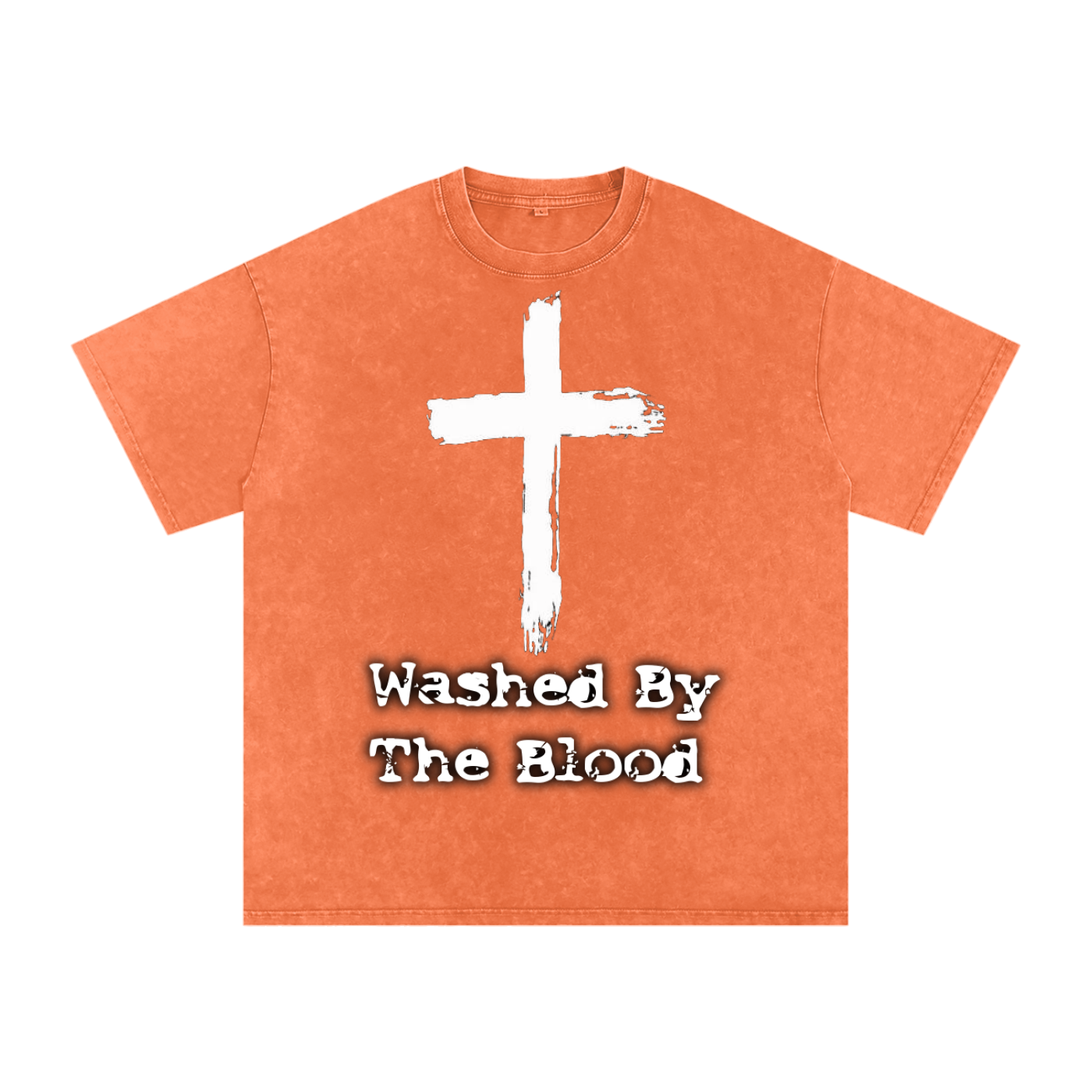 Vintage Washed By The Blood Tee