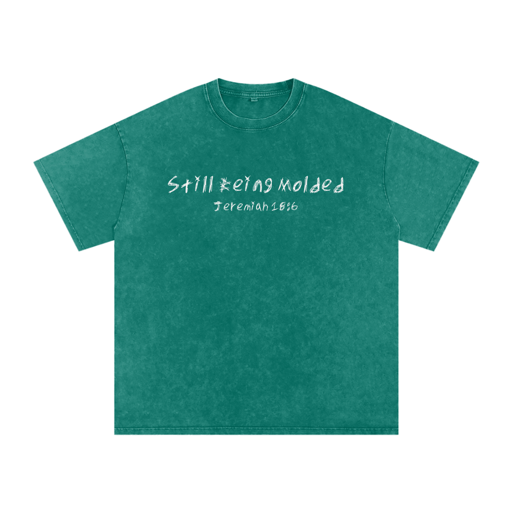 Still Being Molded Washed Oversized T-Shirt