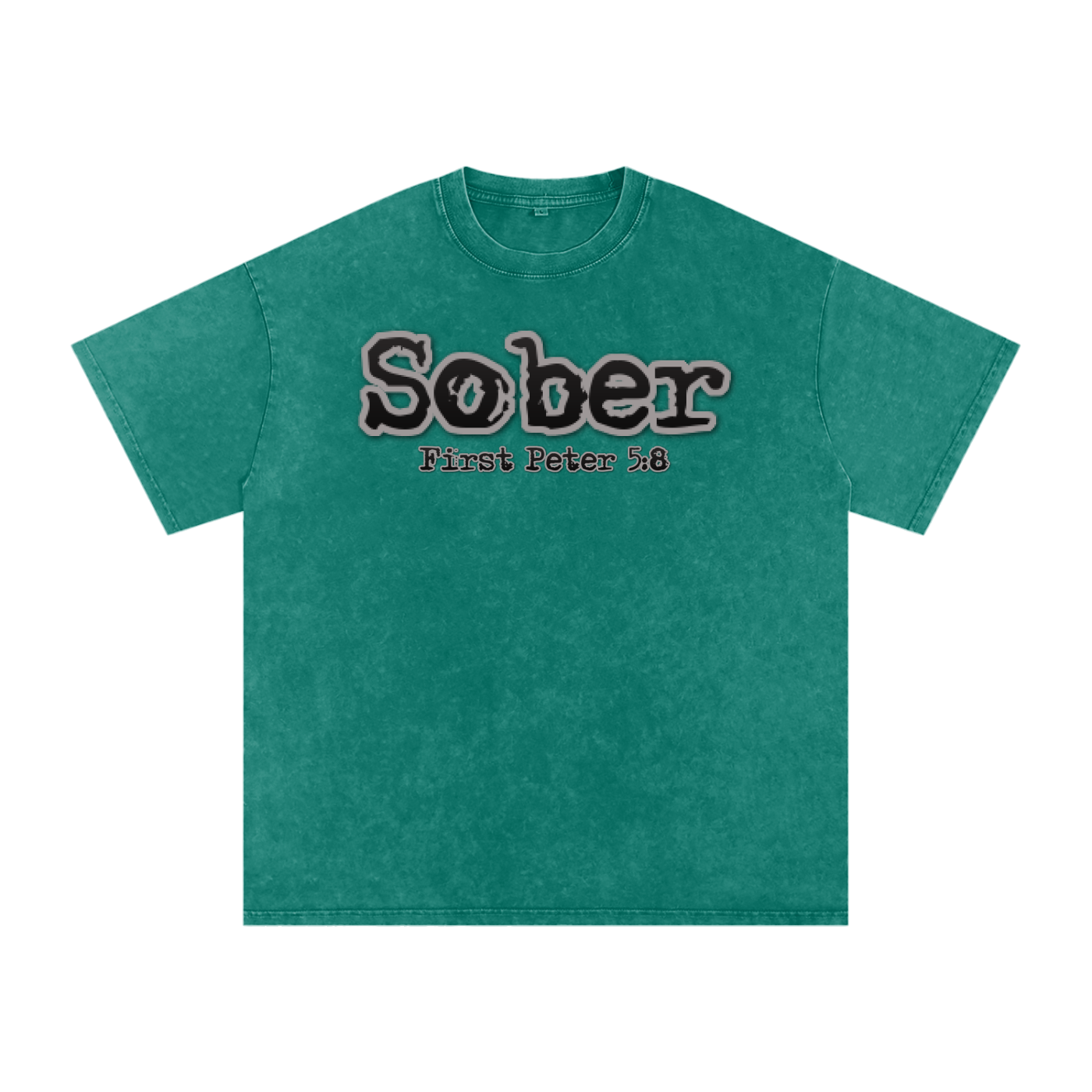 Snow Washed Sober Tshirt