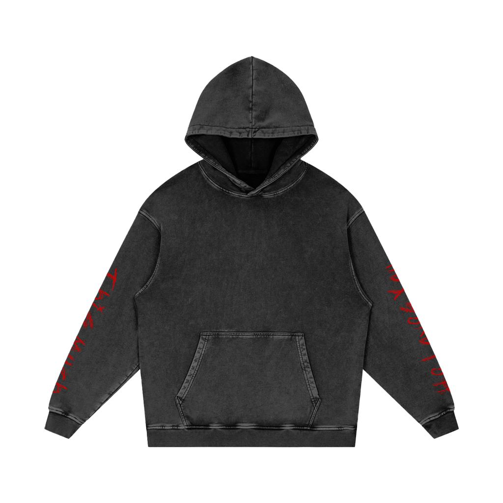 Vintage Washed “He Loves You This Much” Hoodie