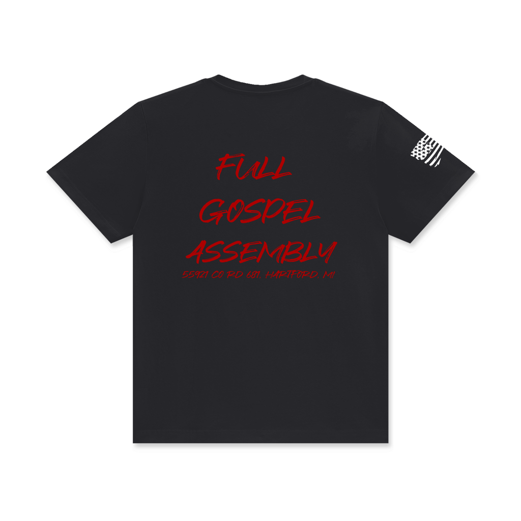 Full Gospel Assembly Red Cross Shirt
