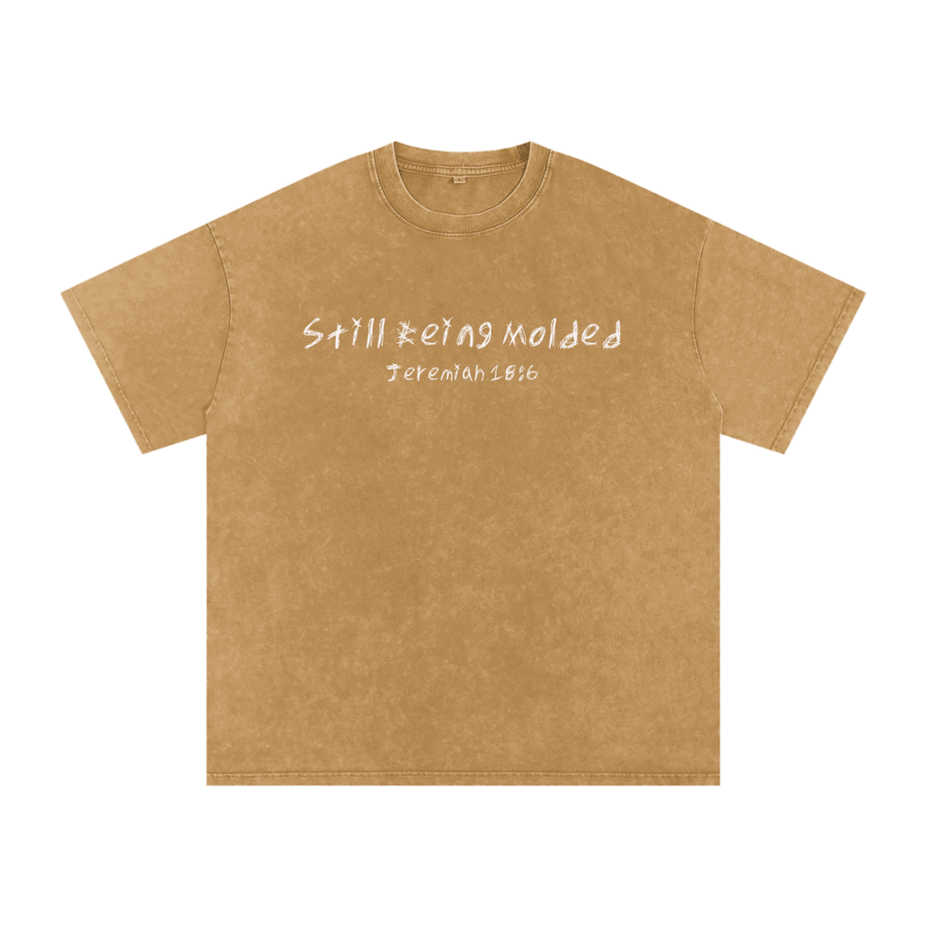 Still Being Molded Washed Oversized T-Shirt