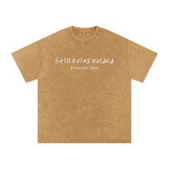 Still Being Molded Washed Oversized T-Shirt
