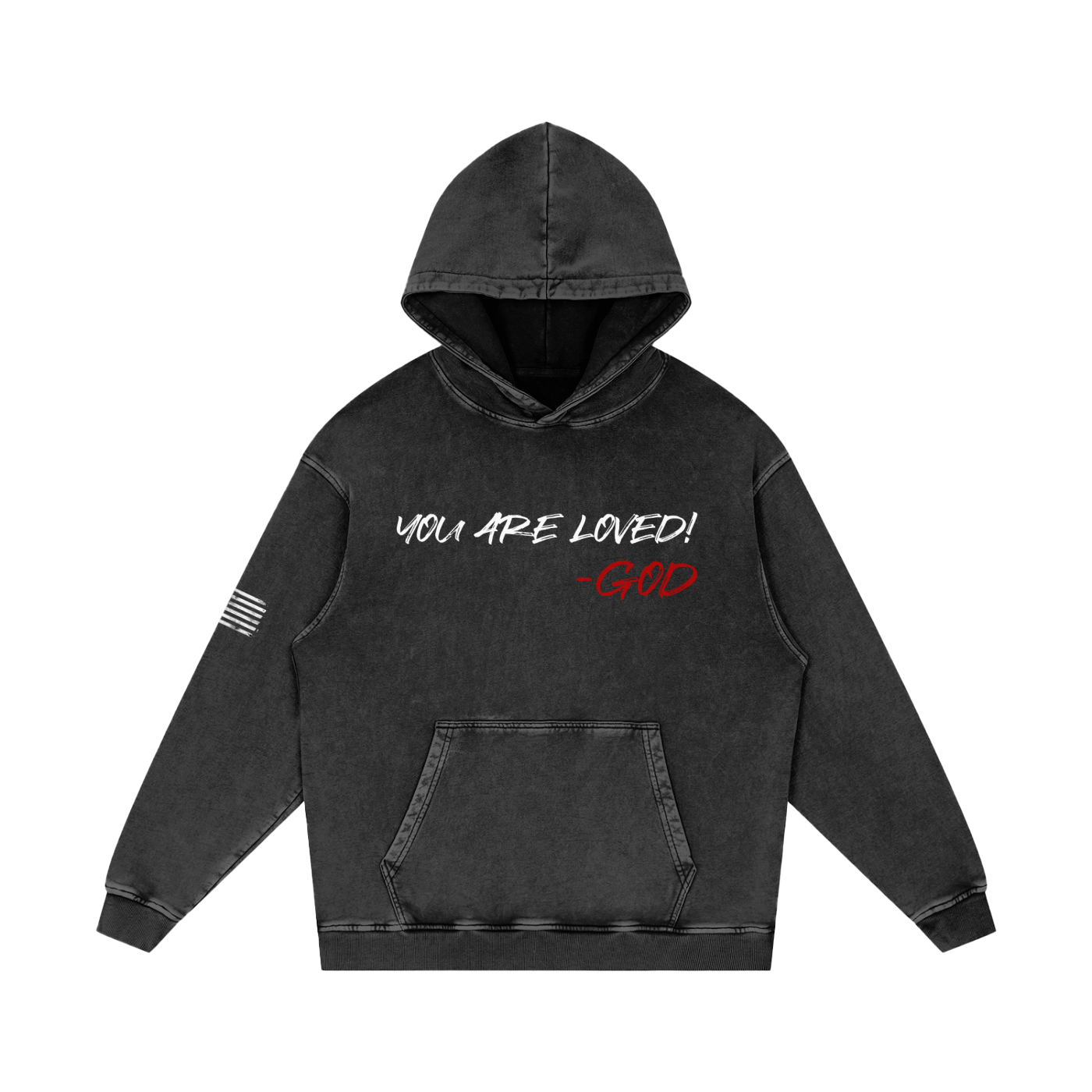 Vintage Washed “You Are Loved! Hoodie