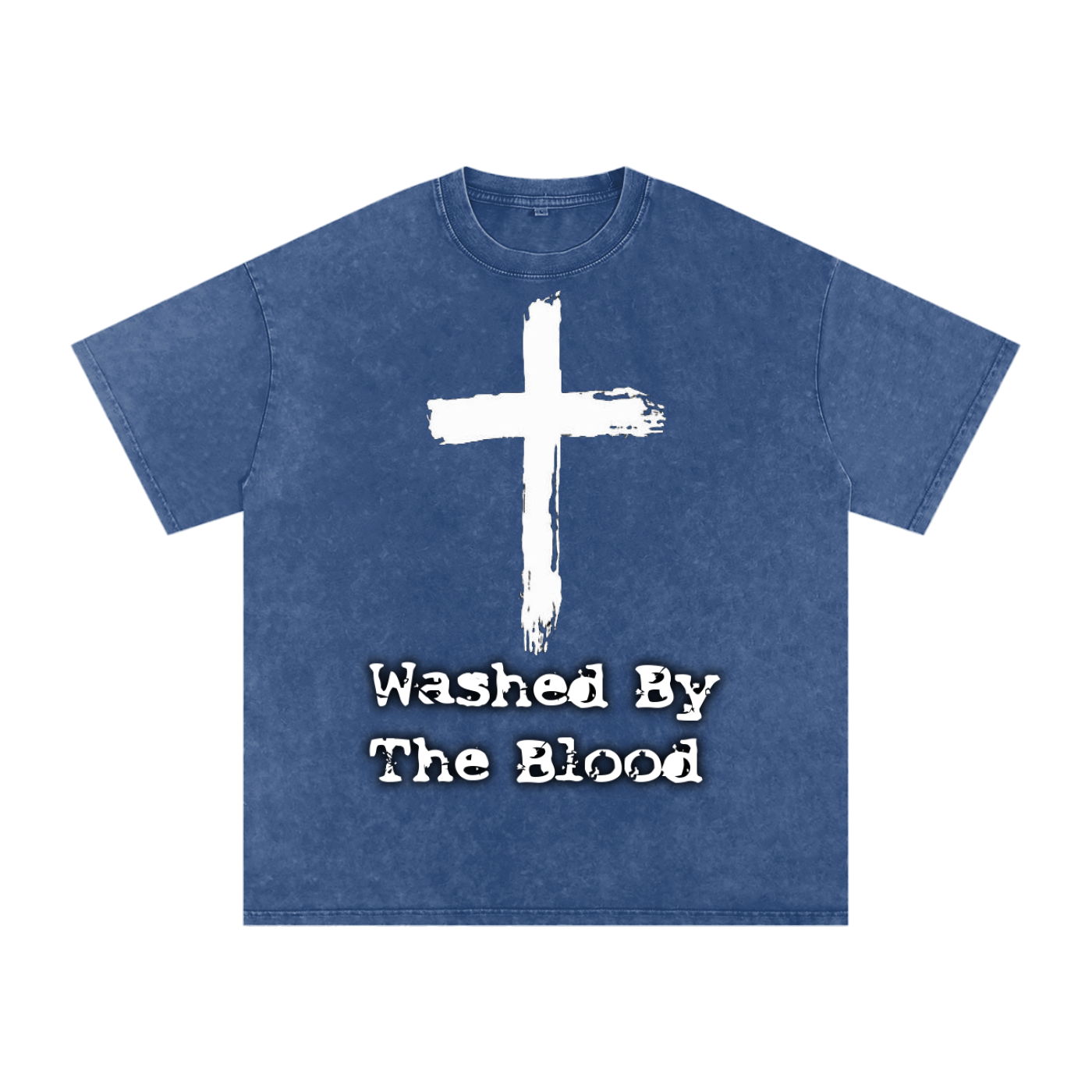 Vintage Washed By The Blood Tee