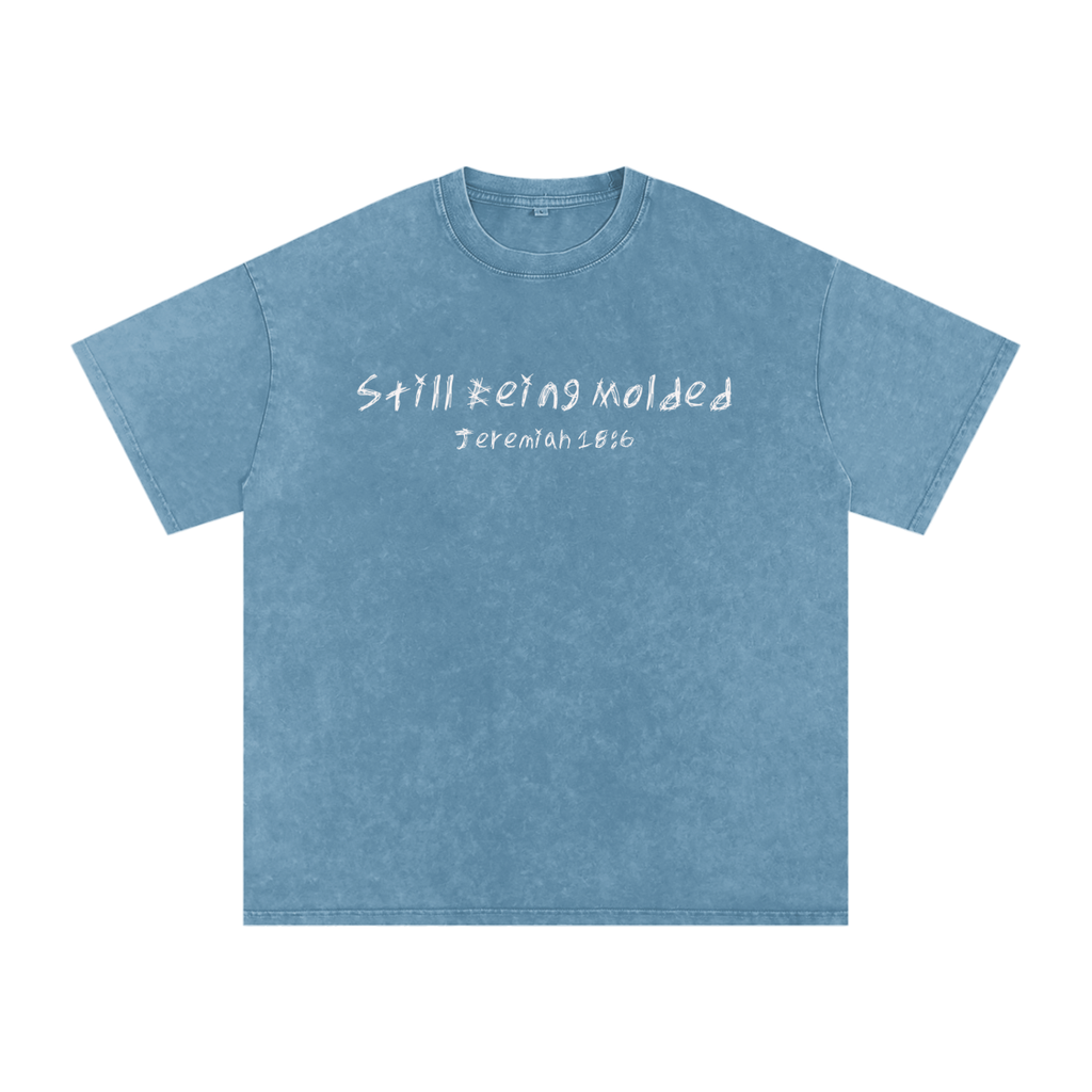 Still Being Molded Washed Oversized T-Shirt