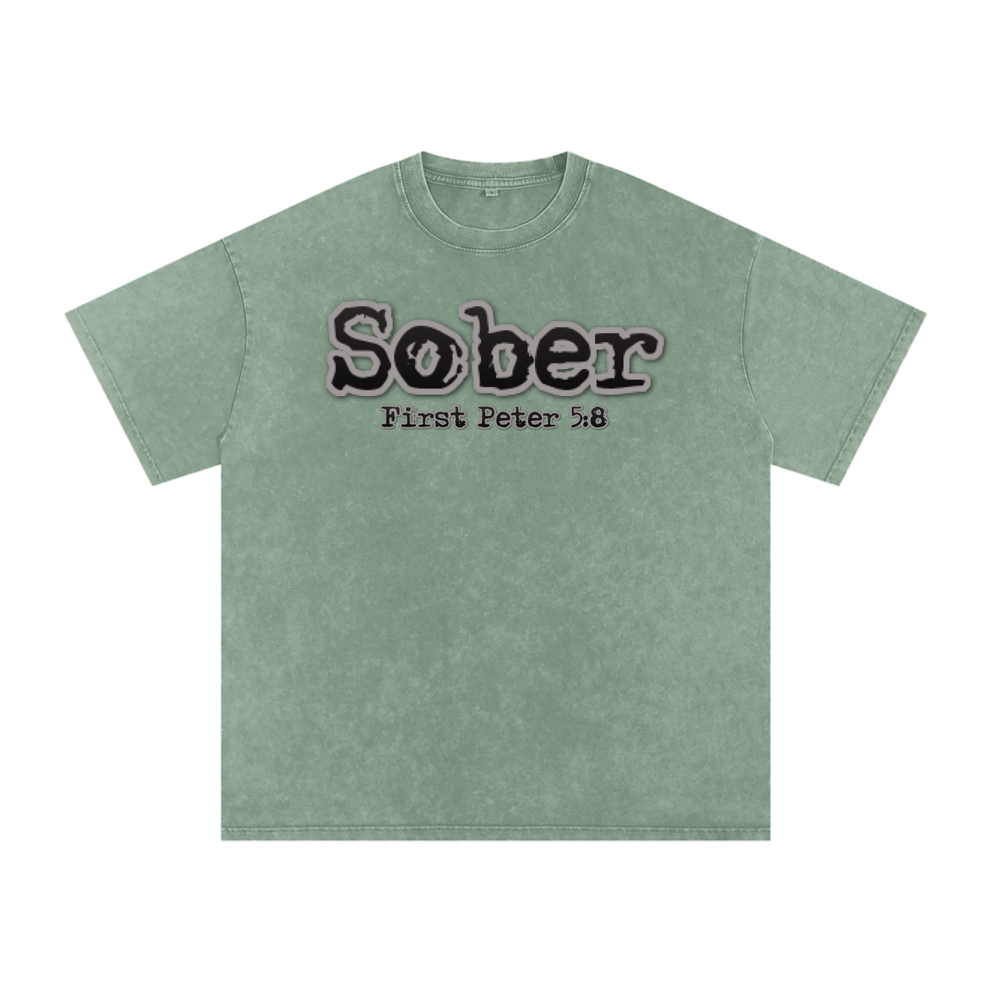 Snow Washed Sober Tshirt