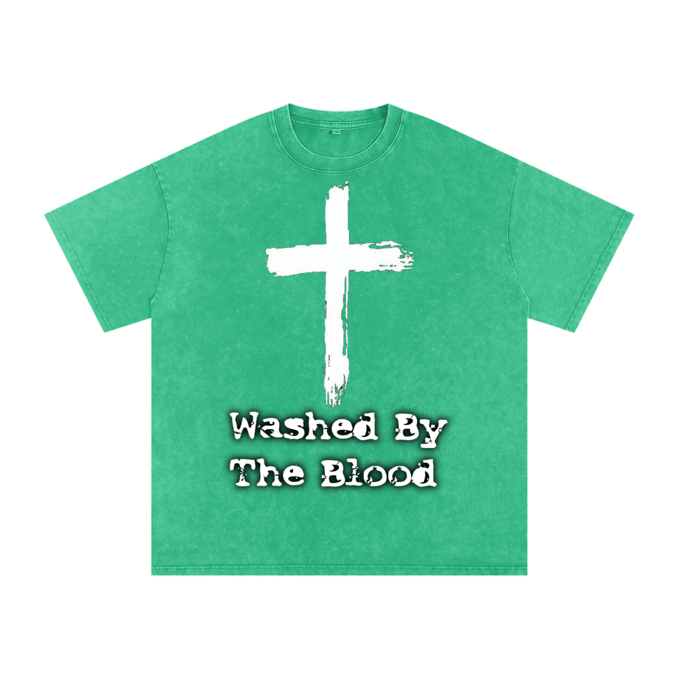 Vintage Washed By The Blood Tee