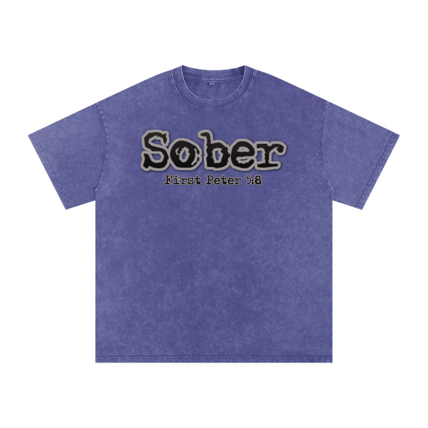 Snow Washed Sober Tshirt