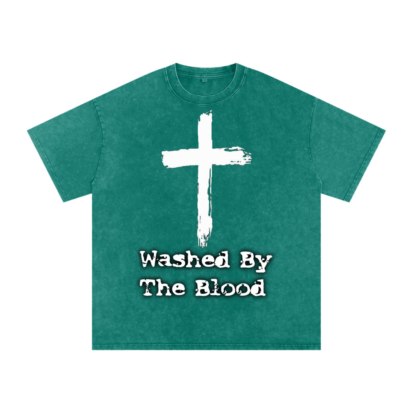 Vintage Washed By The Blood Tee