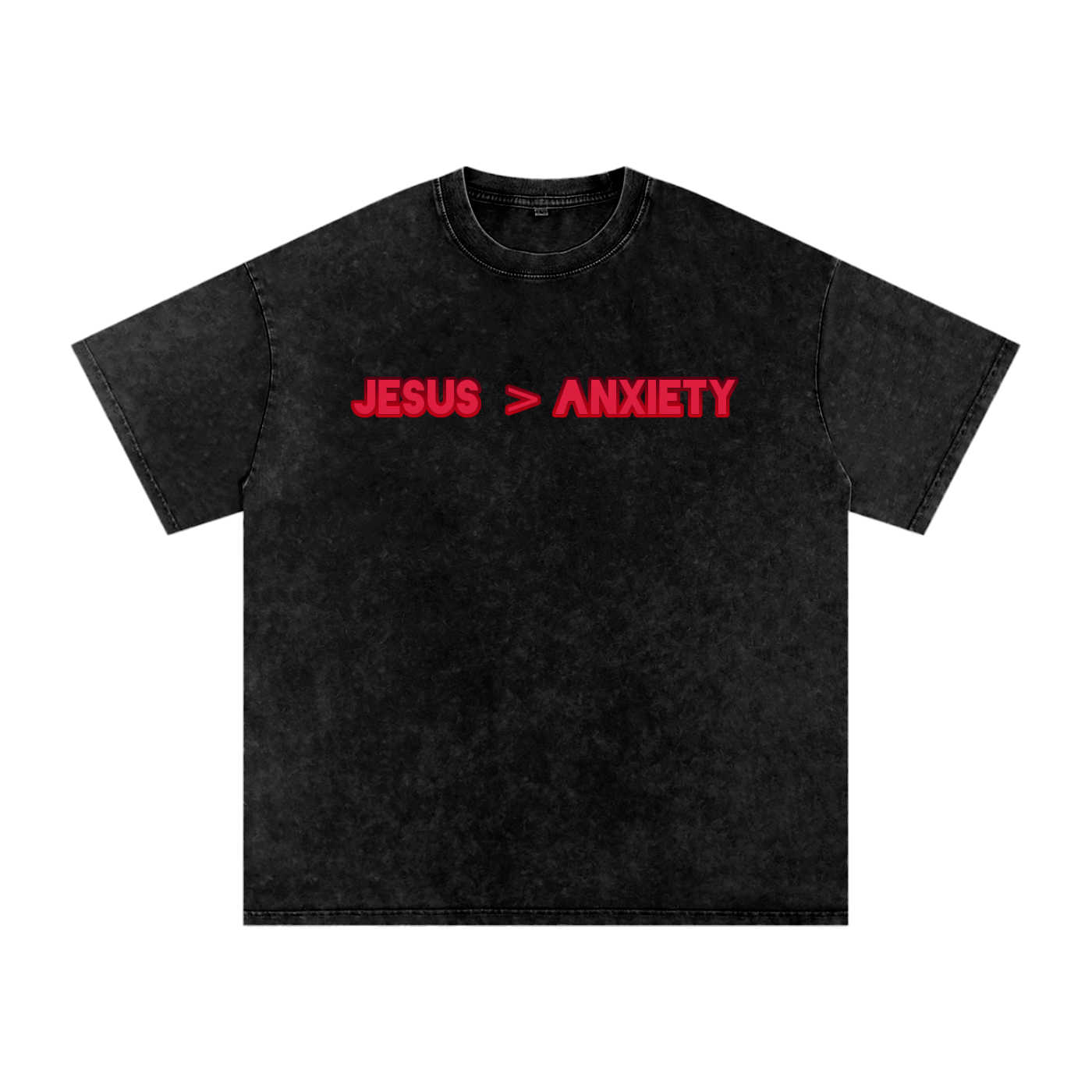 Snow Washed Jesus >Anxiety Tee