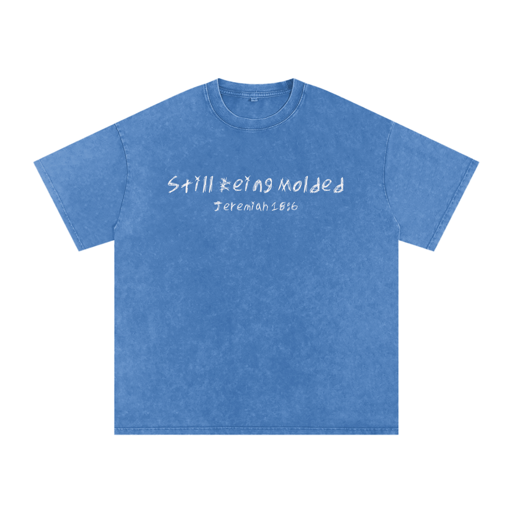 Still Being Molded Washed Oversized T-Shirt