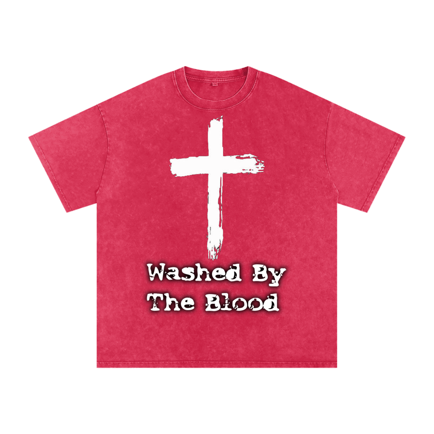 Vintage Washed By The Blood Tee