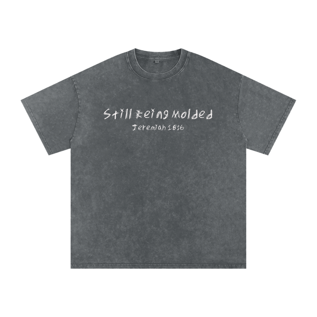 Still Being Molded Washed Oversized T-Shirt