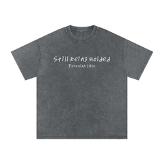 Still Being Molded Washed Oversized T-Shirt