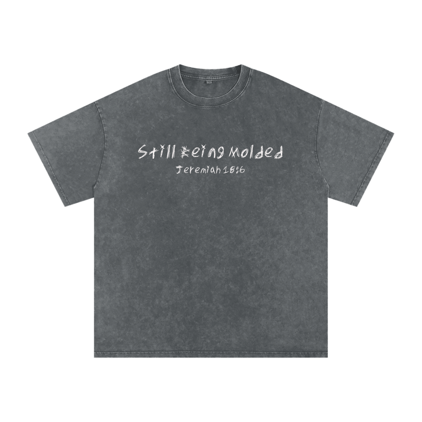 Still Being Molded Washed Oversized T-Shirt