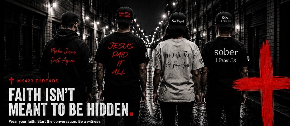 MK423 Threads Witness Wear — Faith isn't meant to be hidden